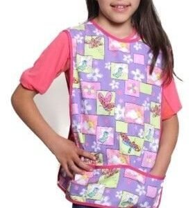 DELANTAL ESCOLAR PATICO'S TELA ANTIFLUIDO SIN MANGAS