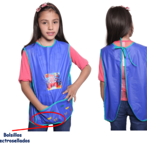 DELANTAL ESCOLAR PATICO'S PLÁSTICO PVC SIN MANGAS