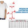 Tabla medida en centímetros camisa cuello sport