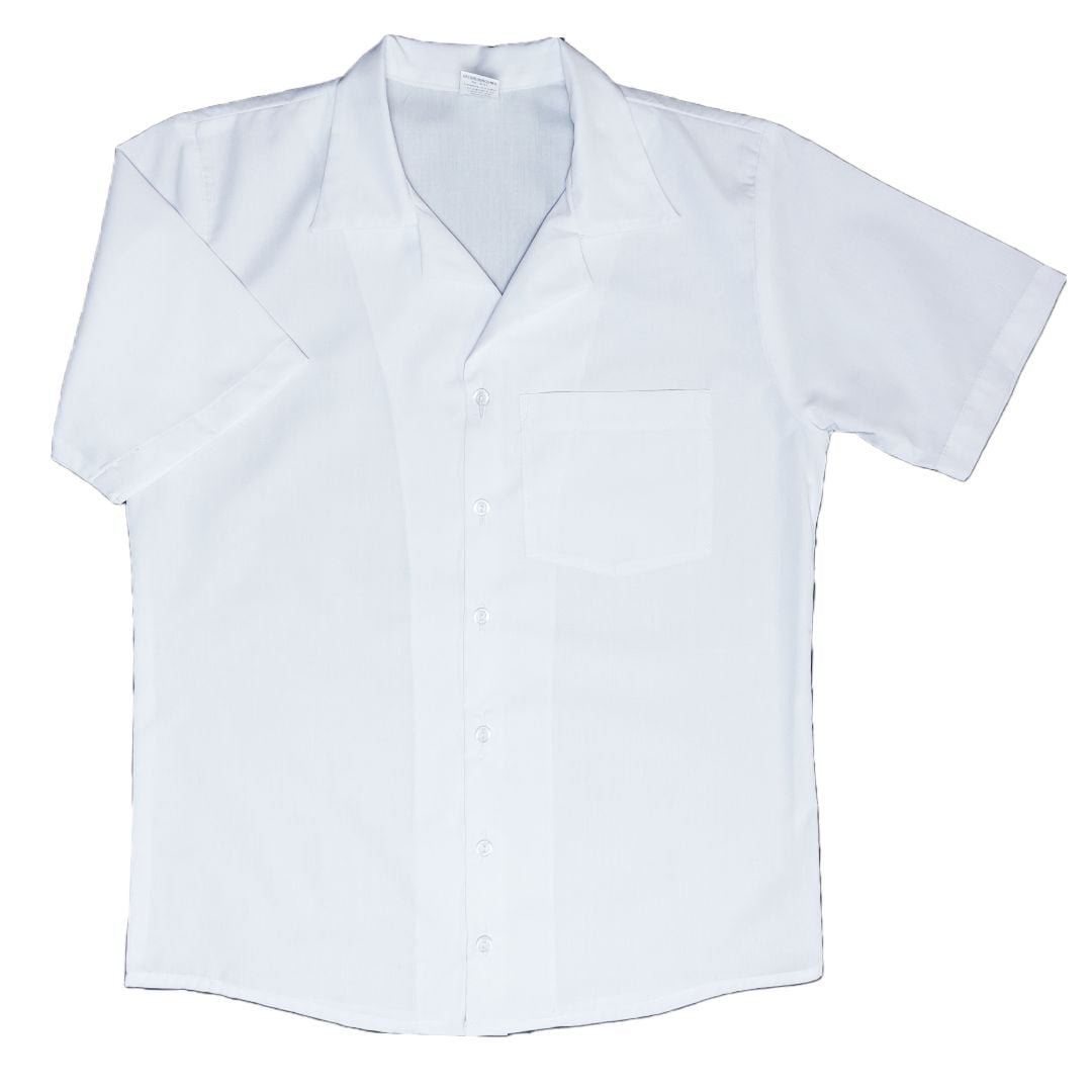 Camisa colegial cuello sport escolar